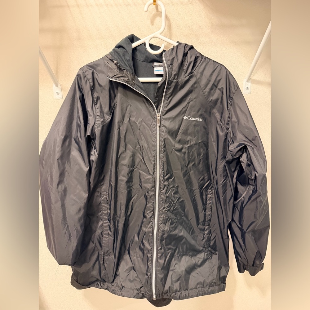 Columbia Black Hooded Jacket